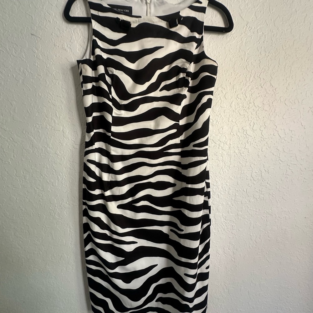 FINAL PRICE Jones New York Zebra dress size 4